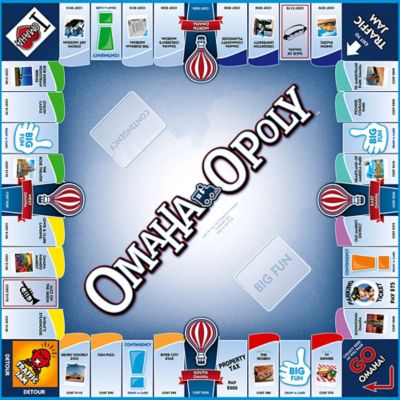 Image showing  Omaha-Opoly - City Themed Family Board Game, Ages 8+, 2-6 Players