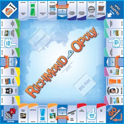 Image showing  Richmond-Opoly City Themed Family Board Game, Ages 8+, 2-6 Players