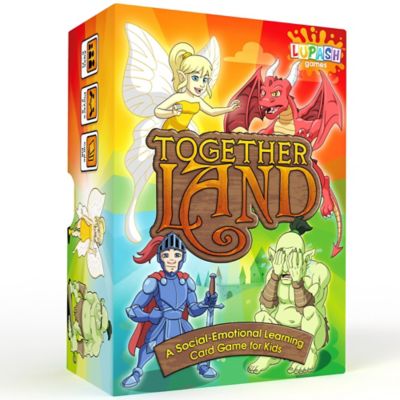 Lupash Games Together Land Kids Card Game, Social-Emotional Learning, Ages 6+, 2-8 Players