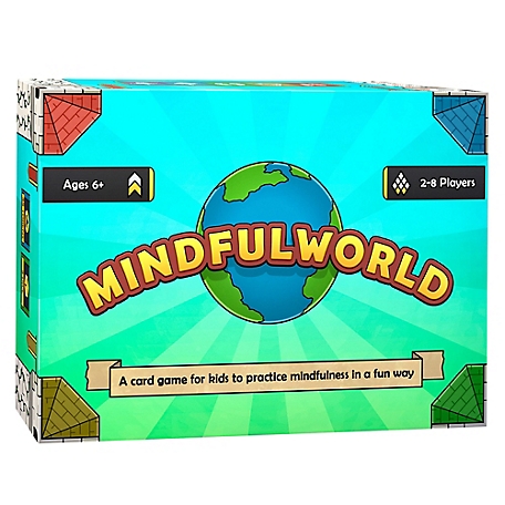 Lupash Games Mindful World Kids Therapy Card Game, Ages 6+, 2-8 Player