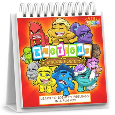 Lupash Games Emotions Flipbook Monsters, Ages 3+