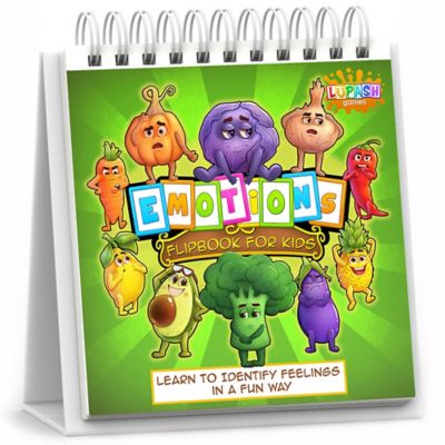 Lupash Games Emotions Flipbook Veggies, Ages 3+