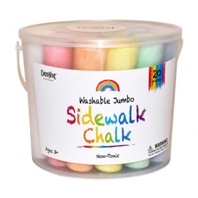 Image showing  Rae Dunn Jumbo Sidewalk Chalk 2 pk., Ages 3+