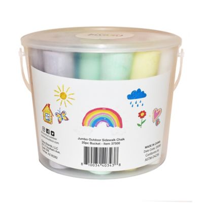 Image showing  Rae Dunn Jumbo Sidewalk Chalk 2 pk., Ages 3+