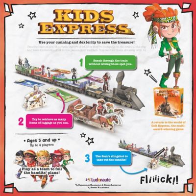 Image showing  Kids Express Cooperative Board Game, Age 5+, 1-4 Players