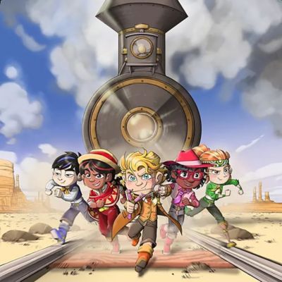 Image showing 8 th Ludonaute Kids Express Cooperative Board Game, Age 5+, 1-4 Players