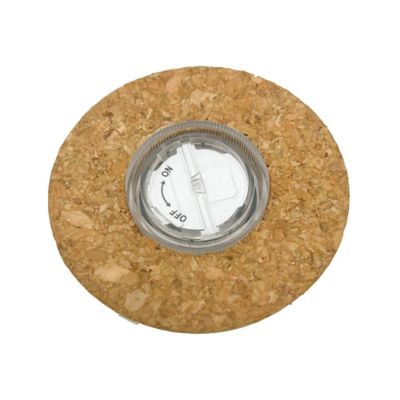 Image showing  Glass Terrarium 2 pk. 4 in. With Cork & 3 LEDs Light-Up Cork, Gardening Planter