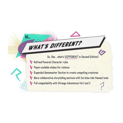 Image showing  Kids on Bikes Core Rulebook 2nd Edition, RPG Softcover Book, Ages 13+, 2-6 Players