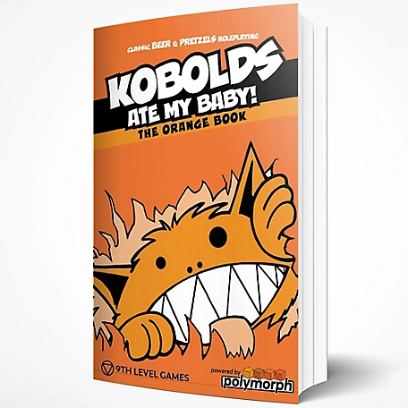 9th Level Games Kobolds Ate My Baby 25th Anniversary Edition, The Orange Book, Age 13+, 2-8 Player