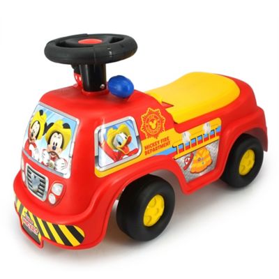 Kiddieland My First Mickey Fire Truck, Lights & Sounds Ride On