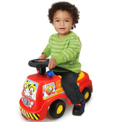 Image showing  My First Mickey Fire Truck, Lights & Sounds Ride On