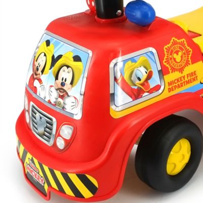 Image showing  My First Mickey Fire Truck, Lights & Sounds Ride On