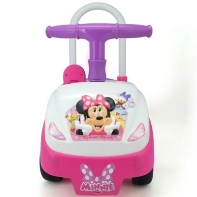 Image showing  Foldable Handle Ride On, Minnie, Disney Foot To Floor Vehicle