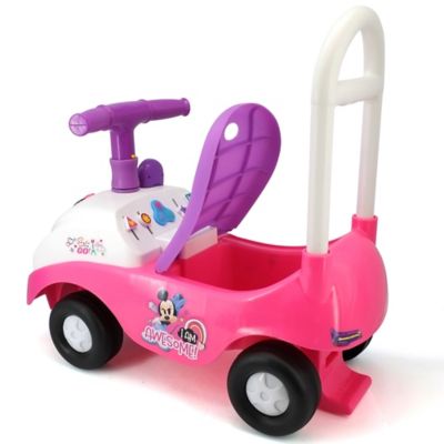 Image showing  Foldable Handle Ride On, Minnie, Disney Foot To Floor Vehicle