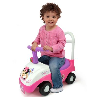 Image showing  Foldable Handle Ride On, Minnie, Disney Foot To Floor Vehicle