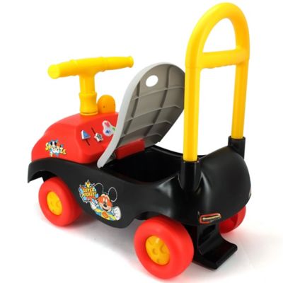 Image showing  Foldable Handle Ride On, Mickey, Disney Foot To Floor Vehicle