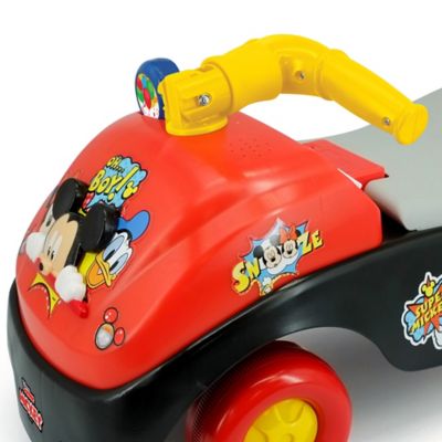 Image showing 5 th Kiddieland Foldable Handle Ride On, Mickey, Disney Foot To Floor Vehicle