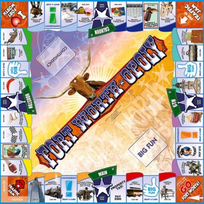 Image showing  Fort Worth-Opoly City Themed Family Board Game, Ages 8+, 2-6 Players