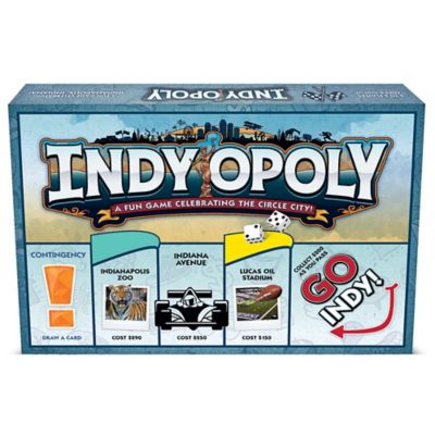 Image showing  Indy-Opoly Indianapolis Themed Family Board Game, Ages 8+, 2-6 Players