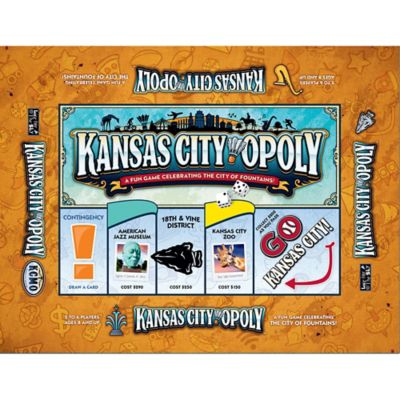 Late For the Sky Kansas City-Opoly Themed Family Board Game, Ages 8+, 2-6 Players