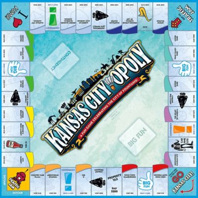 Image showing  Kansas City-Opoly Themed Family Board Game, Ages 8+, 2-6 Players