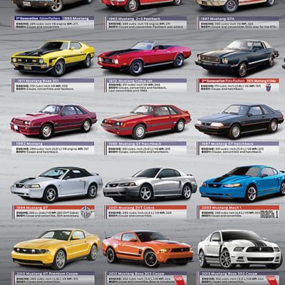 Image showing  Ford Mustang Evolution 50th Anniversary 1000 pc. Puzzle