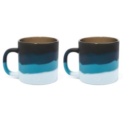 Silipint Coffee Mug 16 oz., 2 pk., Silicone Handled Unbreakable Cups, G0810125095795