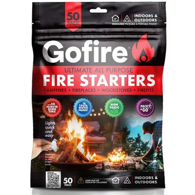 GoFire Ultimate All Purpose Fire Starters 50 pk. NonToxic