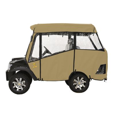 Image showing  GMF2X Golf Cart Full Roof Enclosure for Most Standard Golf Carts, Sand