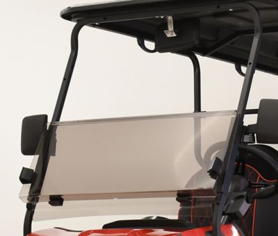 Image showing  Folding Split Tinted Windshield for MEV2X Golf Cart