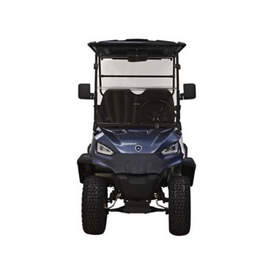 Image showing  Folding Split Tinted Windshield for MEV2X Golf Cart