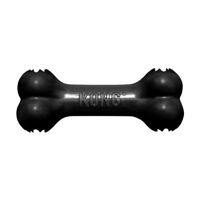 KONG Extreme Goodie Bone Dog Chew Toy, Medium Kong Extreme is a way better product for our Jack Russel dogs vs the red