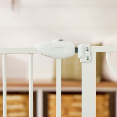 Image showing  Extra Wide Assembly Gate with Small Pet Door