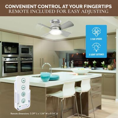 Image showing  Socket Fan Silver