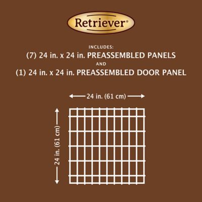 Image showing  Indoor/Outdoor Step-Thru Exercise Pen for Dogs, 24 in.