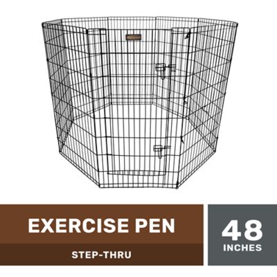 Retriever Indoor/Outdoor Step-Thru Exercise Pen for Dogs, 48 in.