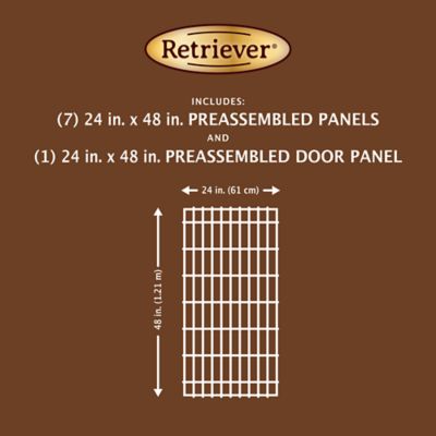 Image showing  Indoor/Outdoor Step-Thru Exercise Pen for Dogs, 48 in.