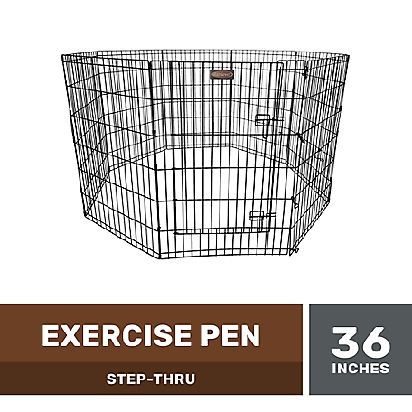 Retriever 36 in. Step-Thru Exercise Pen for Dogs