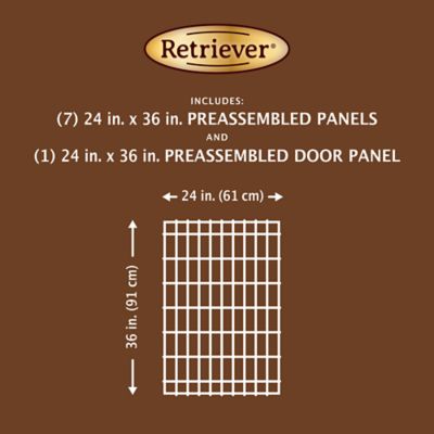 Image showing  Indoor/Outdoor Step-Thru Exercise Pen for Dogs, 36 in.
