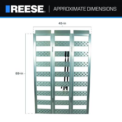 Image showing  Tri-fold Aluminum Utility Ramp, 45 in. x 69 in., 1,600 lbs. Capacity