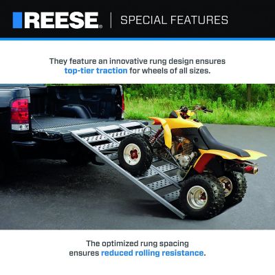 Image showing  Tri-fold Aluminum Utility Ramp, 45 in. x 69 in., 1,600 lbs. Capacity