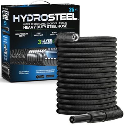 HydroSteel 5/8 in. DIA x 25 ft. Lightweight Kink-Free Aluminum Garden Hose