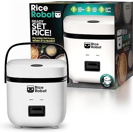 Granitestone Rice Robot 1.2 Quart Personal Rice Cooker, Nonstick