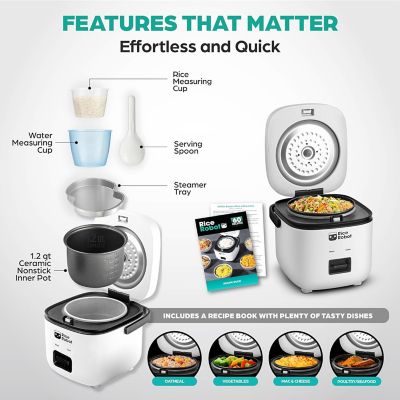 Image showing  Rice Robot 1.2 Quart Personal Rice Cooker, Nonstick