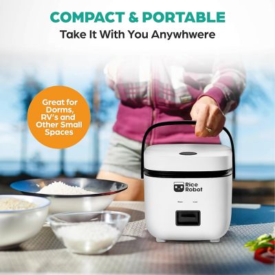 Image showing  Rice Robot 1.2 Quart Personal Rice Cooker, Nonstick
