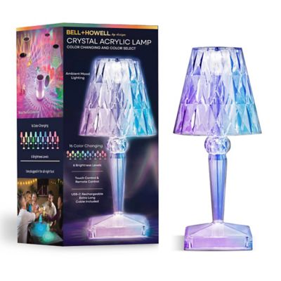 Bell & Howell RGB Portable Rechargeable Crystal Lamp