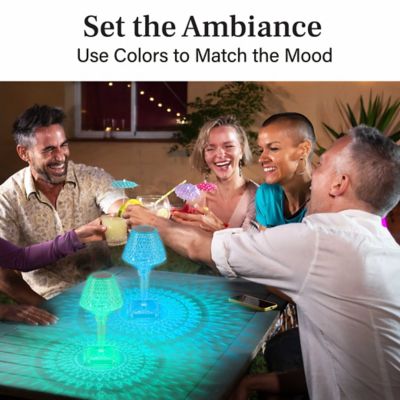 Image showing 5 th Bell & Howell RGB Portable Rechargeable Crystal Lamp