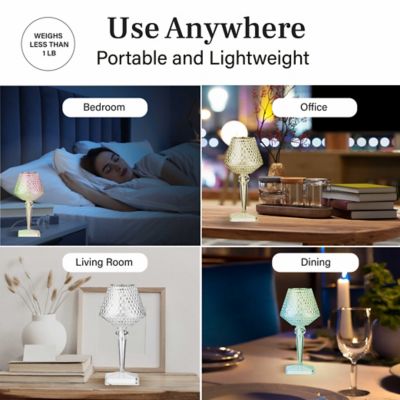 Image showing 6 th Bell & Howell RGB Portable Rechargeable Crystal Lamp