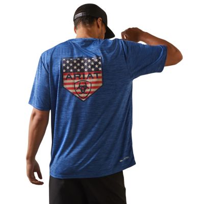 Ariat Men's Charger Proud Shield Short Sleeve T-Shirt, 10043764
