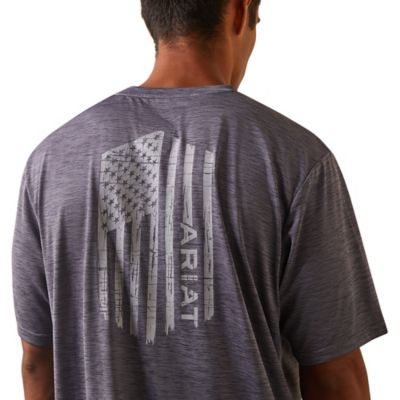 Image showing  Men's Charger Vertical Flag Short -Sleeve T-Shirt, 10043340